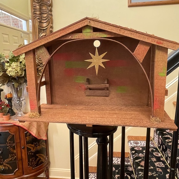 Well O'Well Vintage Nativity Creche Manger Figurine Donkey Replacement 7β Cerami - Picture 12 of 16